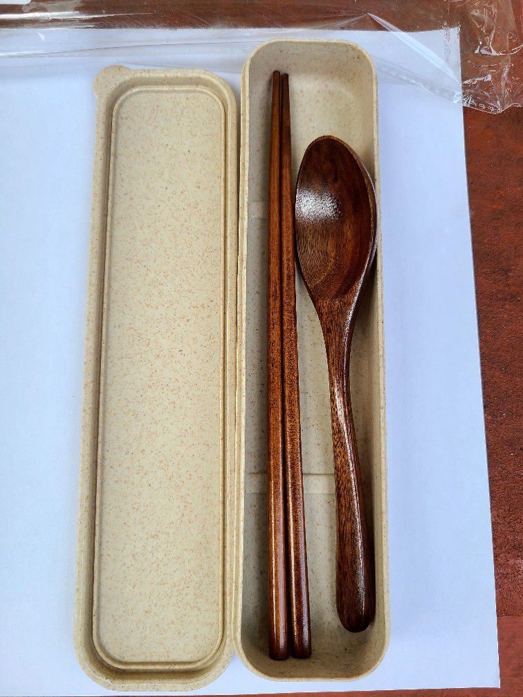 Korean Wooden Chopsticks And Spoon