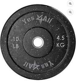 New pair of 10 pounds bumper weight