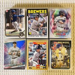 Milwaukee Brewers 390 Card Baseball Lot!