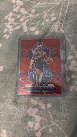 2023-24 Mosaic Shai Gilgeous-Alexander City Edition Red Scope /75