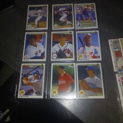 Baseball Cards Few Football
