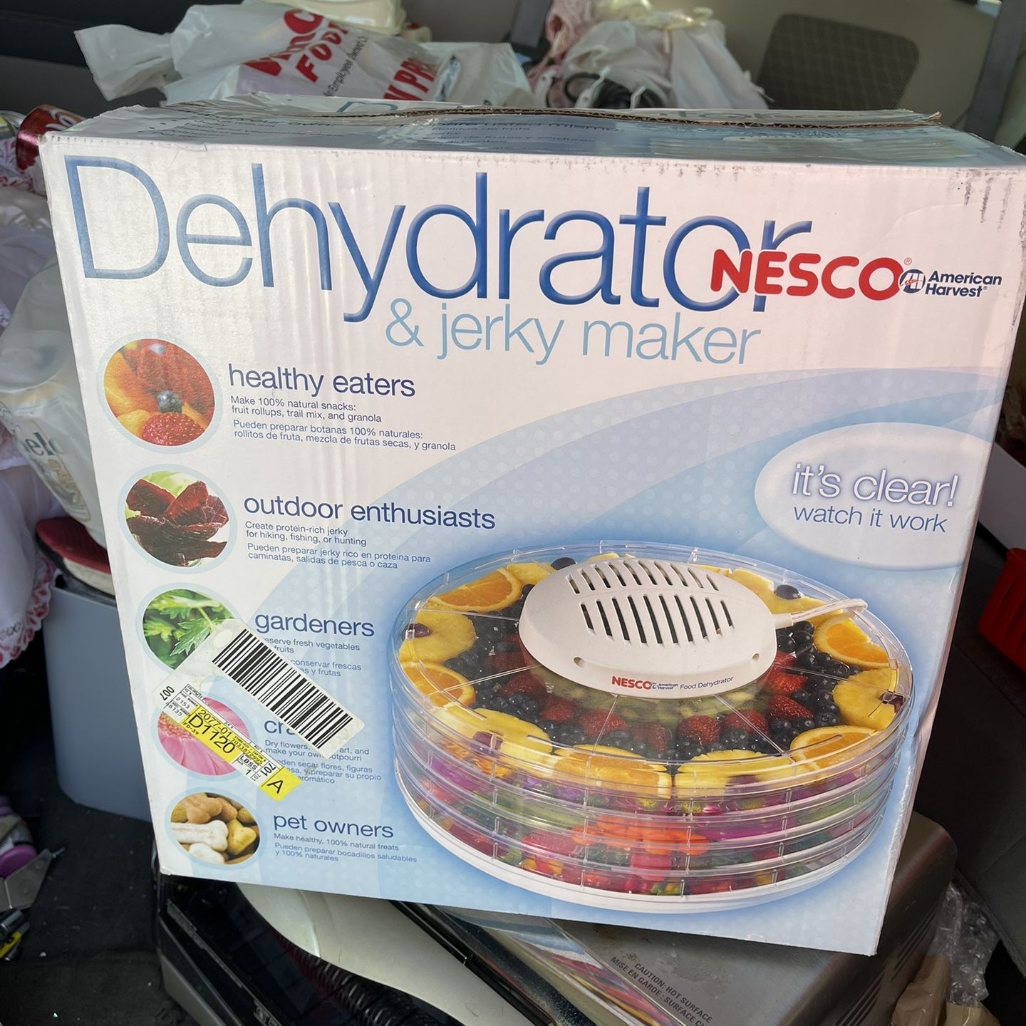 Nesco FD-39 American Harvest Food Dehydrator - 500 watts Drying