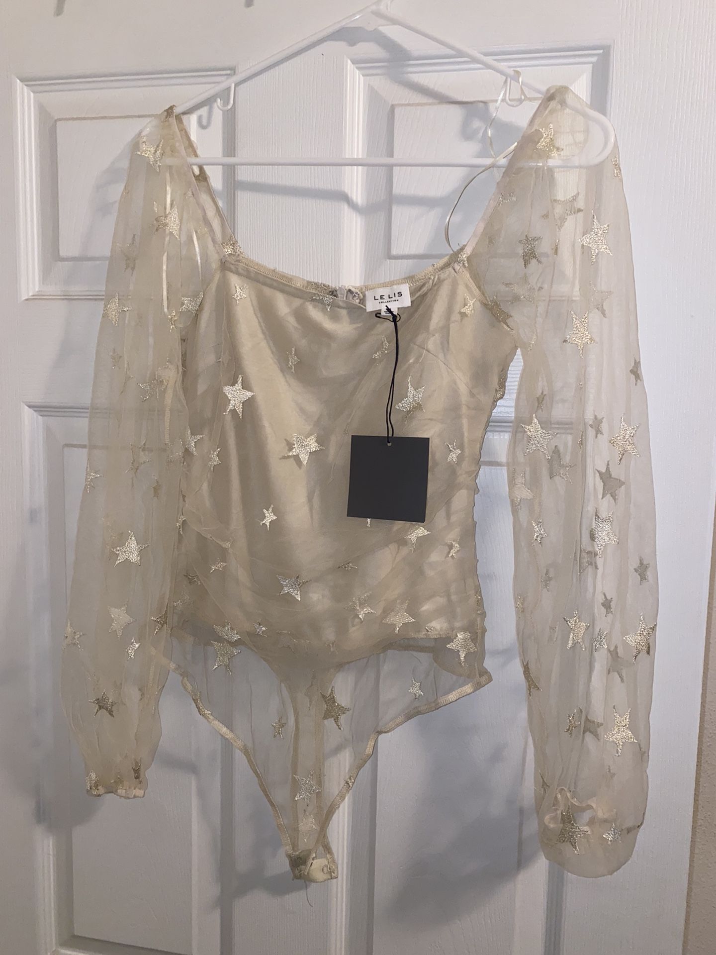 Sheer Star Body Suit