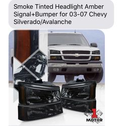 Silverado  03-06 new Smoke Headlights 