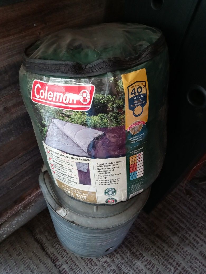 Coleman Sleeping Bag New