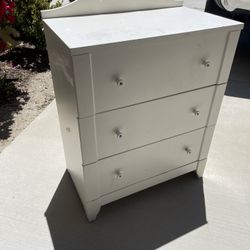 White Wood Dresser