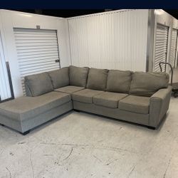 Comfy Gray Sectional Couch
