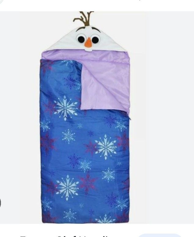 Frozen Olaf Kids Hooded Sleeping bag