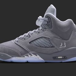 Jordan 5 Wolf Grey - Size 5.5y