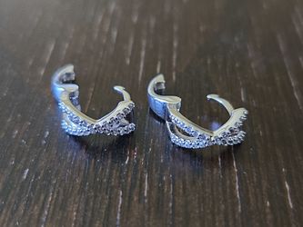 Diamond Hoop Earrings