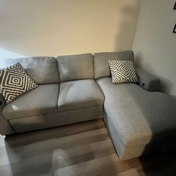 Bobs PlayDay Sleeper sectional And Coffee Table