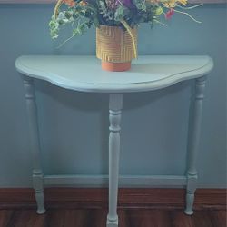 Vintage Half-Moon Table