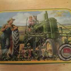 JOHN DEERE TRACTOR ~ COLLECTOR TIN ~ OPEN ROAD CLASSICS ~ SPECIAL EDITION