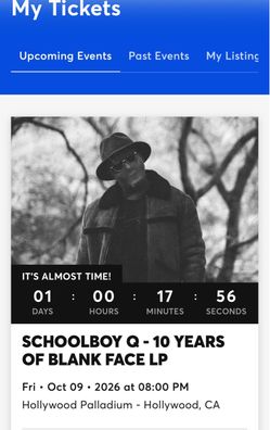 Schoolboy Q tickets