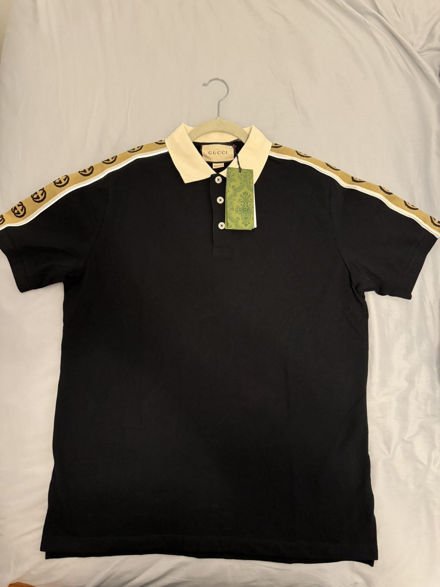 Gucci Polo (GG Tape Polo) Size Large