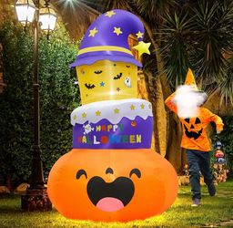 6ft tall cake halloween inflatable