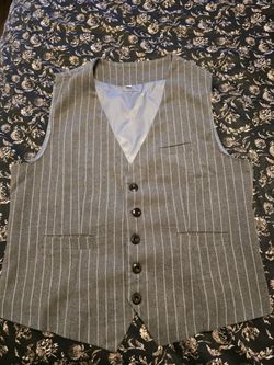 Mens Gray Vest