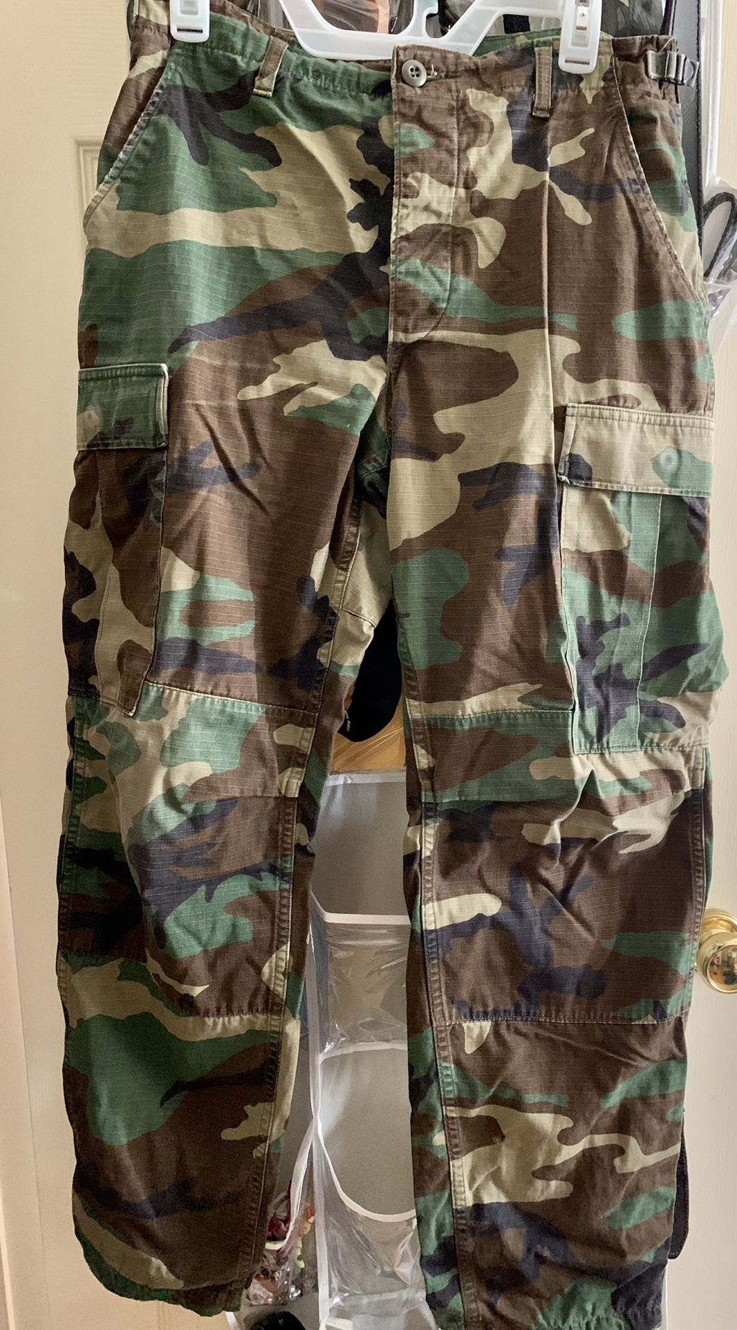 USMC Vintage Military Camo Pants Fatigues Size Small