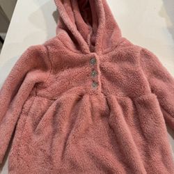 Carter's Soft Pink Fleece Jacket For Baby Girl (18m)