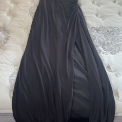 Black Long Slip Dress
