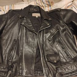 Leather Biker Jacket 