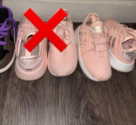 7c/7t metallic adidas girl shoes toddler