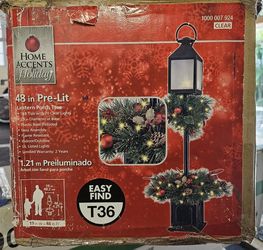 Holiday 48" Pre Lit Lantern Porch Tree