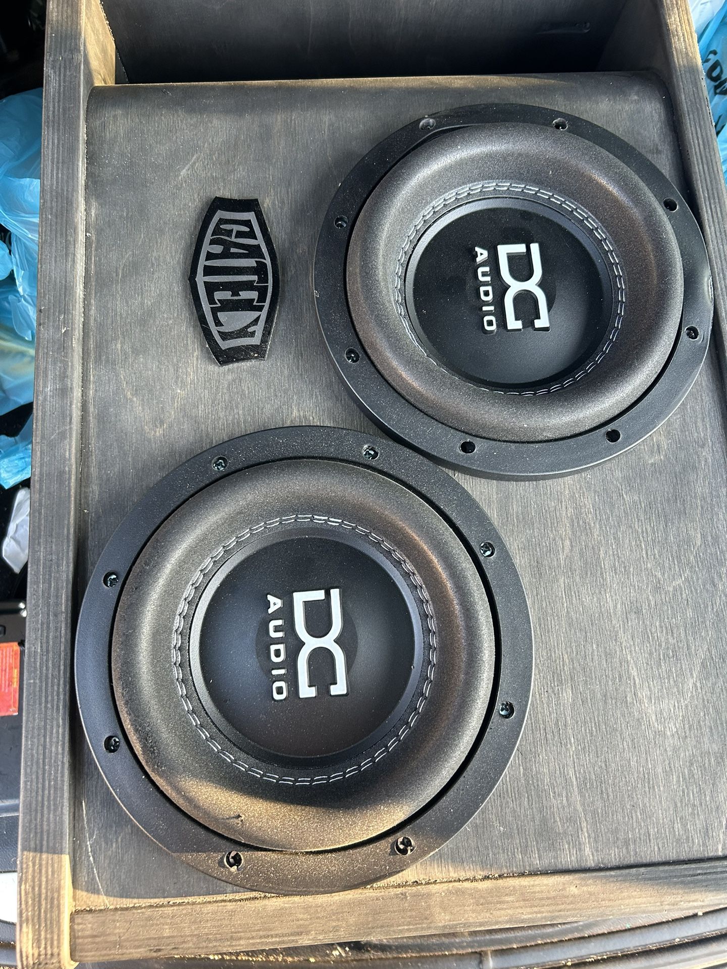 2 DC Audio M3 8’s with Amp