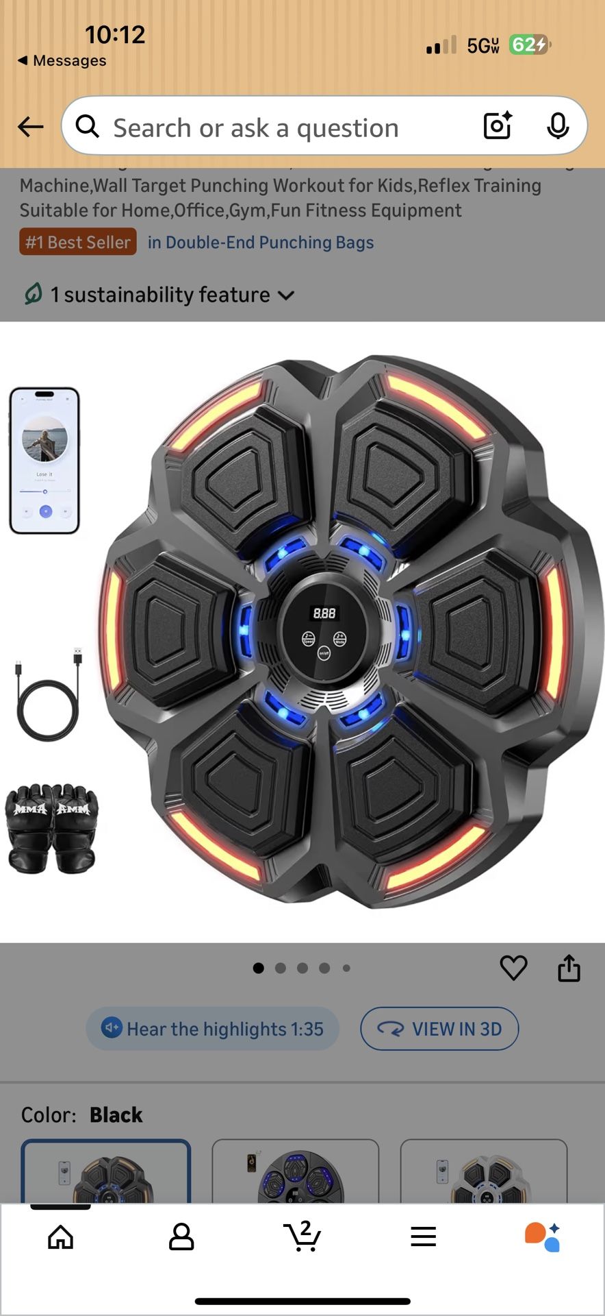 Music Boxing Machine    NEW