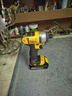 DeWalt impact driver and grinder