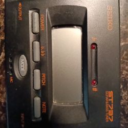 Seiko Digital Guitar Tuner New Duracell Batteries Xint Condition 