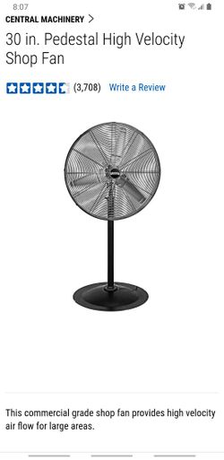 Large Industrial Fan Heavy Duty 3 Settings  30" Blade