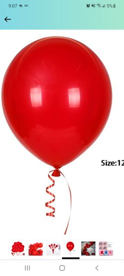 72 Pcs Red Balloon 12 Inch Party Decoration Celebration Kids Birthday