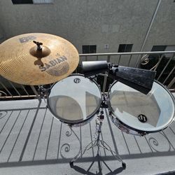 LP Performer Series Timbales 13” & 14” – Full Set w/ Sabian 16”