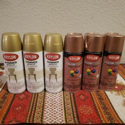 Gold Spray Paint 6 For 20.00 