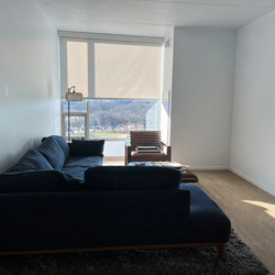 Good Condition Jolene Fabric Sofa Blue 113 Inches Long - Scottsdale, AZ