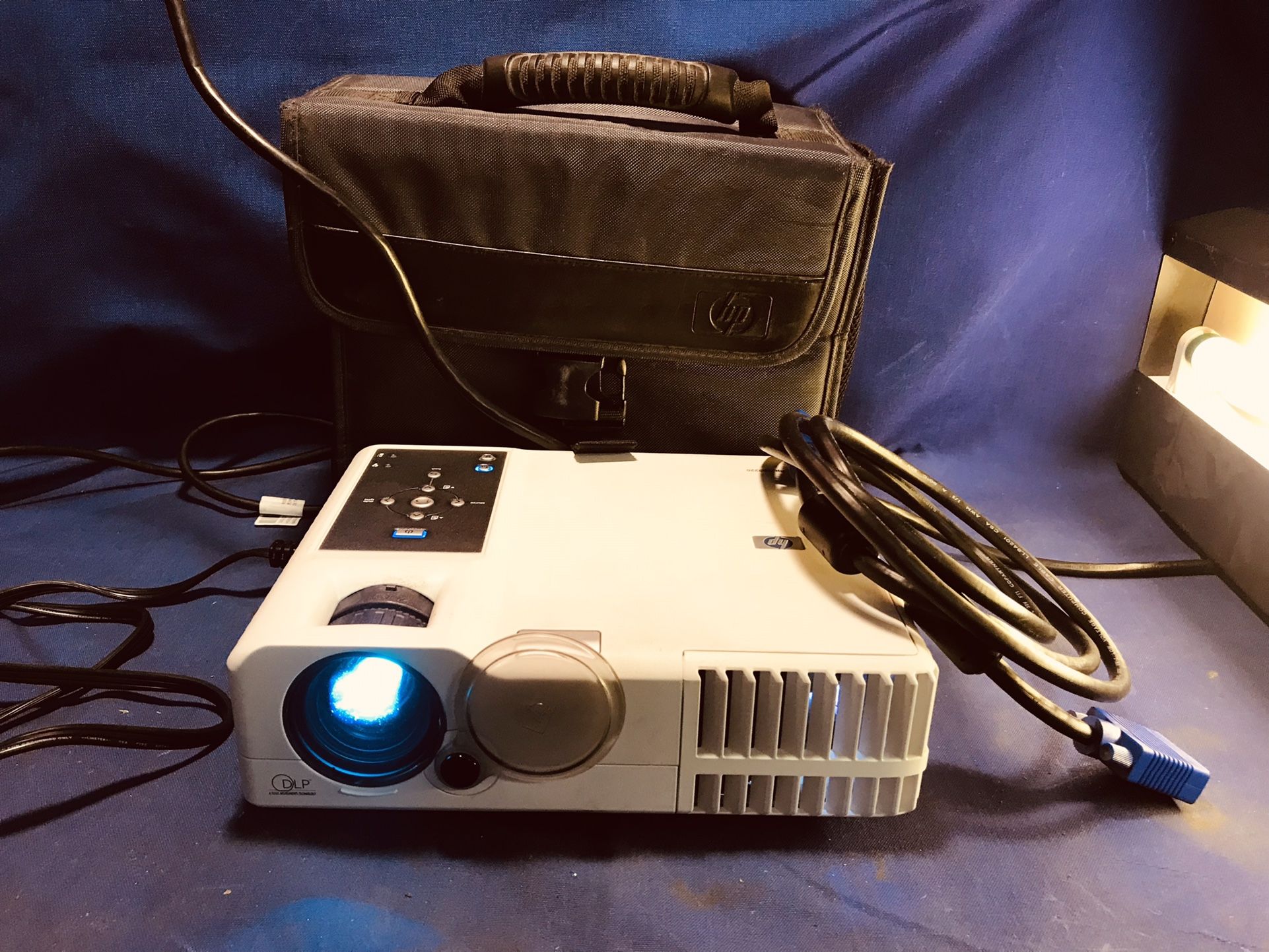 Hp Projector DLP- Model MP 3220 Portable With Black Bag