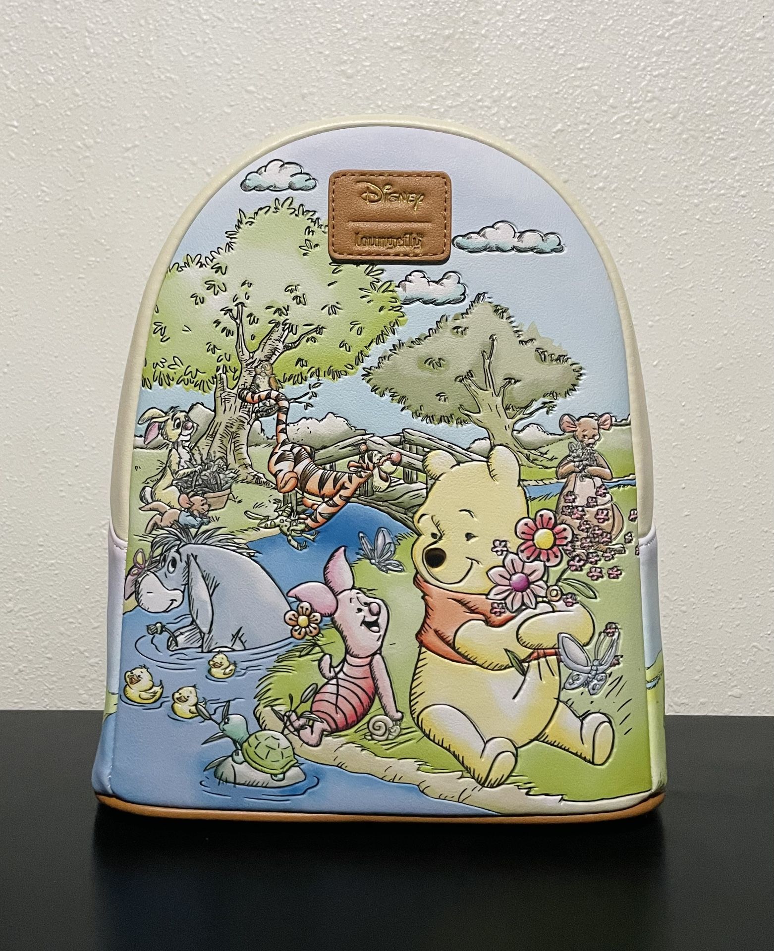 Loungefly Disney Winnie The Pooh Spring Scene Mini Backpack display picture 1