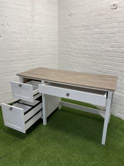 The gray barn orchid gulch cheap farmhouse computer desk with drawers