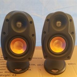 Klipsch Rsx-3 Satellite Speakers Great for Rear  Surround sound 