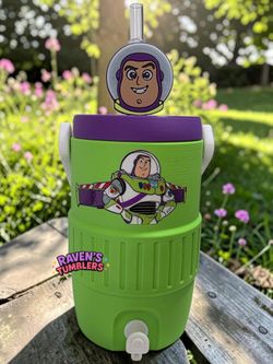 Toy Story 5 Buzz Lightyear 12 oz can coozie