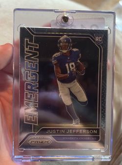 Justin Jefferson Panini Prizm Emergent Rookie Card