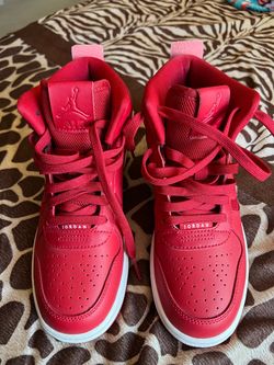 Red High-Top Sneakers