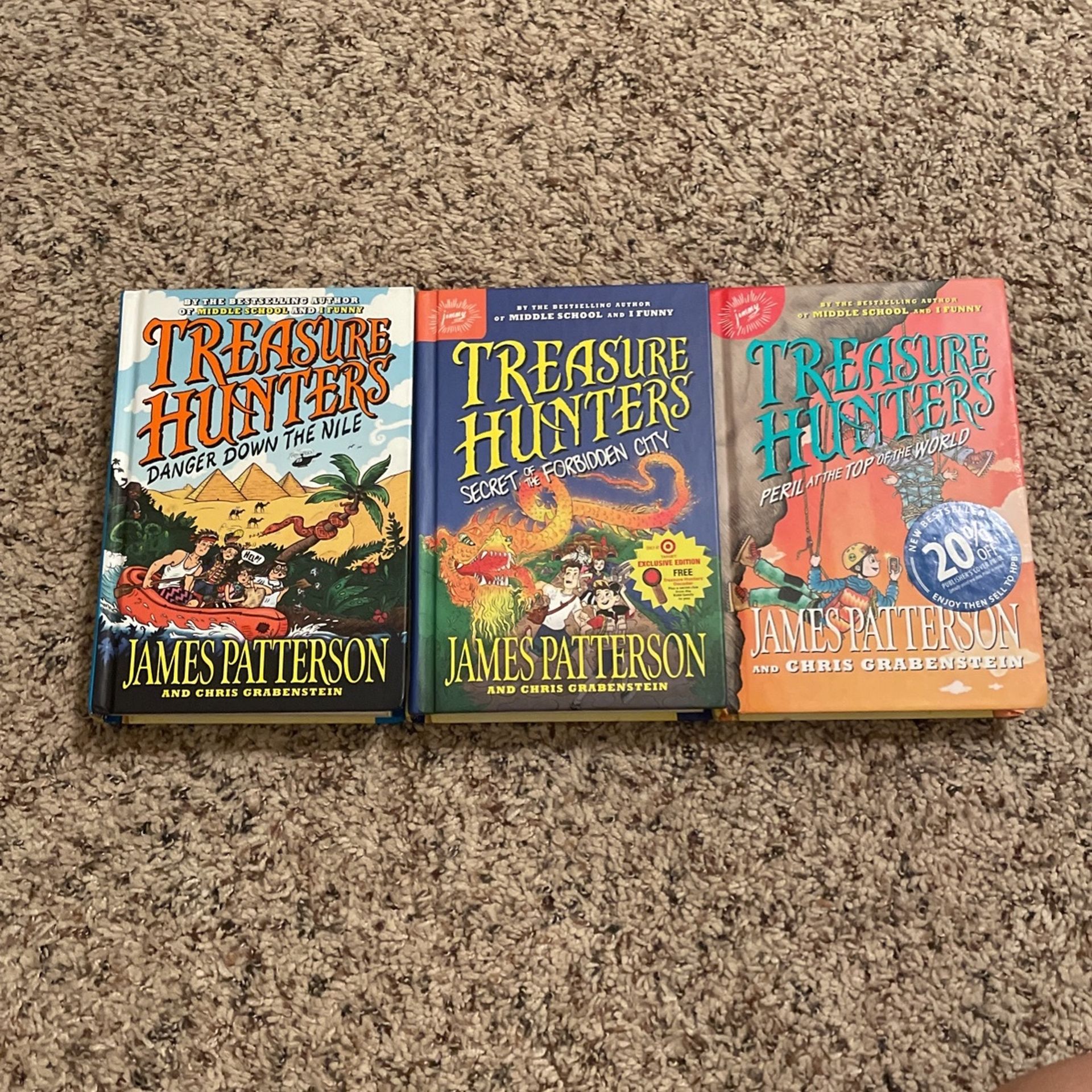 Treasure Hunters Books 2-4