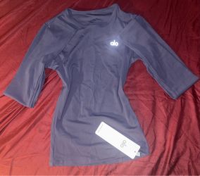 Alo long sleeve compression shirt (blue)