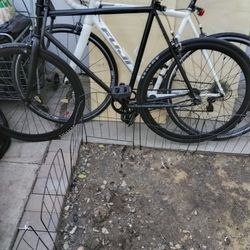 Golden cycles fixed gear fixie and fuji roubiax le black edition bike