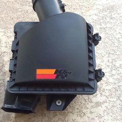 OEM Ford 4.6 air intake box, K&N filter and OEM air intake tube