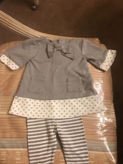Baby girl winter outfit 6-9 months
