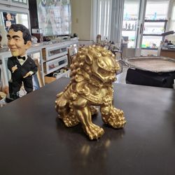 Chinese Foo Dog Guardian Lion Feng Shui Powerful Protector Warding Off Evil Spirits & Bring Good Fortune & Prosperity 8.5"L X 8.5"L X 5.5"W