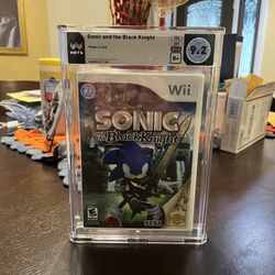Wii - Sonic and the Black Knight - New / Sealed - WATA 9.2 / B+